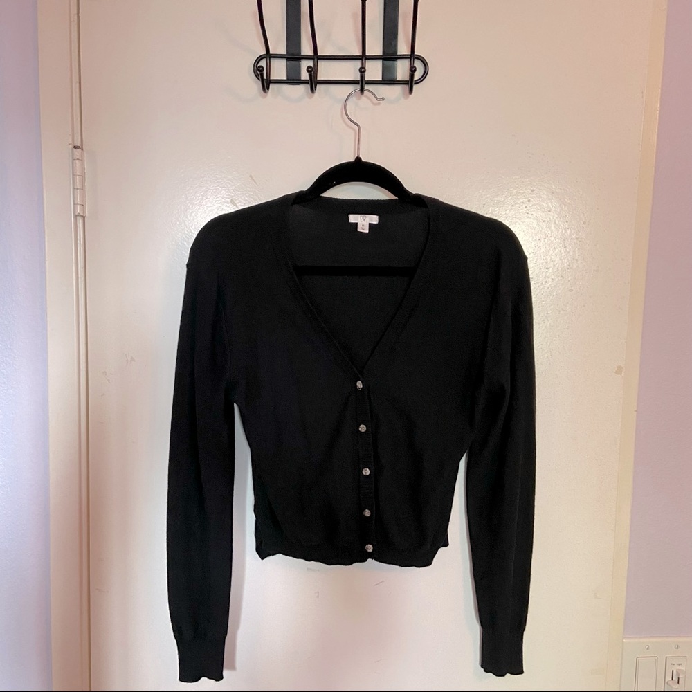 Black BP V-Neck Cardigan